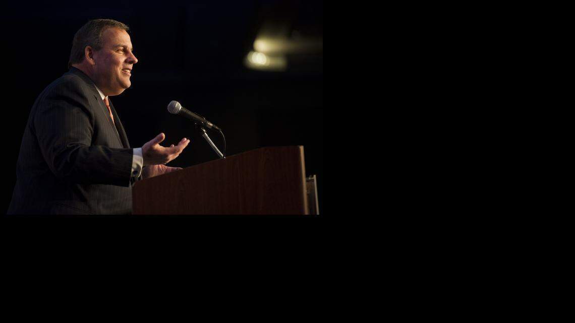 
New Jersey Gov. Chris Christie said Saturday in Sacramento that Republican activists should embrace a long nominating process for their 2016 presidential candidate. “Take a deep breath everybody,” he said. “We are 21 months away from electing our next president.” He spoke at the California Republican Party’s convention and met with Republican donors.
