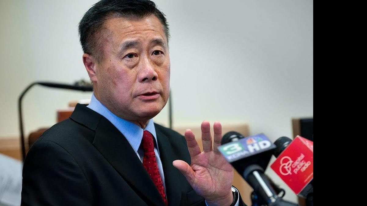
Former state Sen. Leland Yee, D-San Francisco, at a press conference in February 2013.
