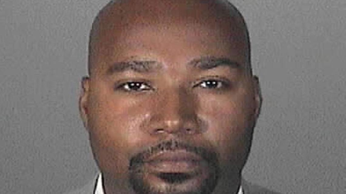 
Brandon Kiel, 31, of Los Angeles is on leave from his job in the state Department of Justice after his arrest on an allegation of impersonating a police officer.
