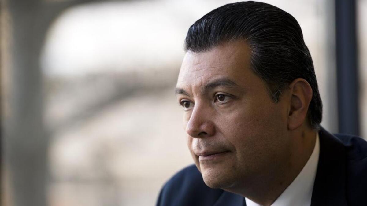 Secretary of State Alex Padilla at the Secretary of State building Monday December 1, 2014 in Sacramento, Calif.