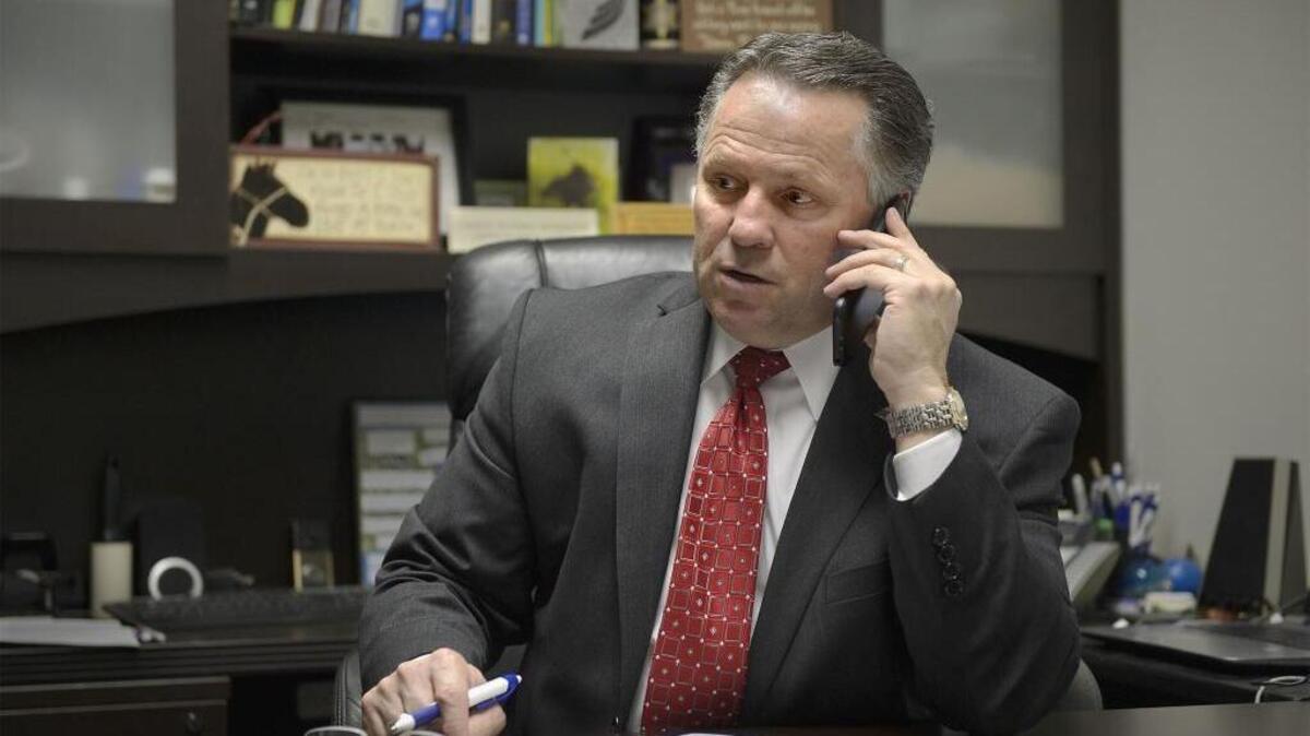 Topo Padilla is president of the Golden State Bail Agents Association. The bail industry is arguing against legislation by Sen. Bob Hertzberg and Assemblyman Rob Bonta to overhaul the bail system in California.