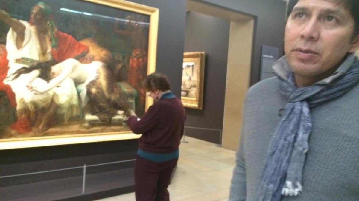 Senate President Pro Tem Kevin de León tours the Musée d'Orsay in Paris on Dec. 11, 2015.
