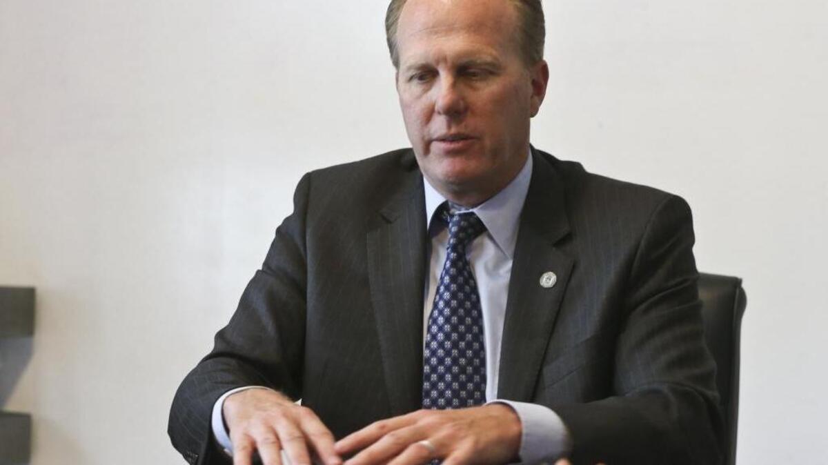 San Diego Mayor Kevion Faulconer talks about his plans for a second term in office. Faulconer said he won’t run for governor of California in 2018 if reelected to a four-term term as mayor this year.