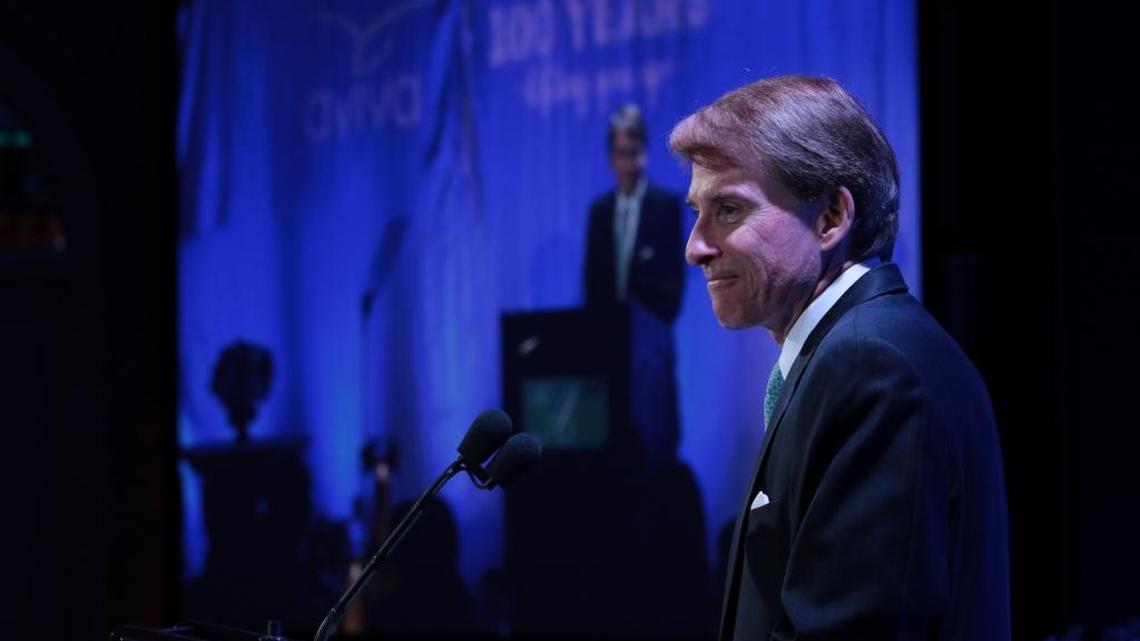 Steve Westly speaks at the Aviva Family and Children’s Services 100th anniversary celebration in May in Los Angeles.