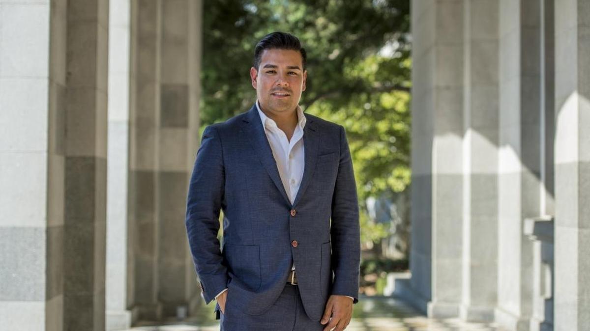 Senator Ricardo Lara, D-Bell Gardens, at the state Capitol in August 2016. Lara requested that the state drop its request for federal permission to allow Covered California to offer insurance plans to undocumented immigrants.