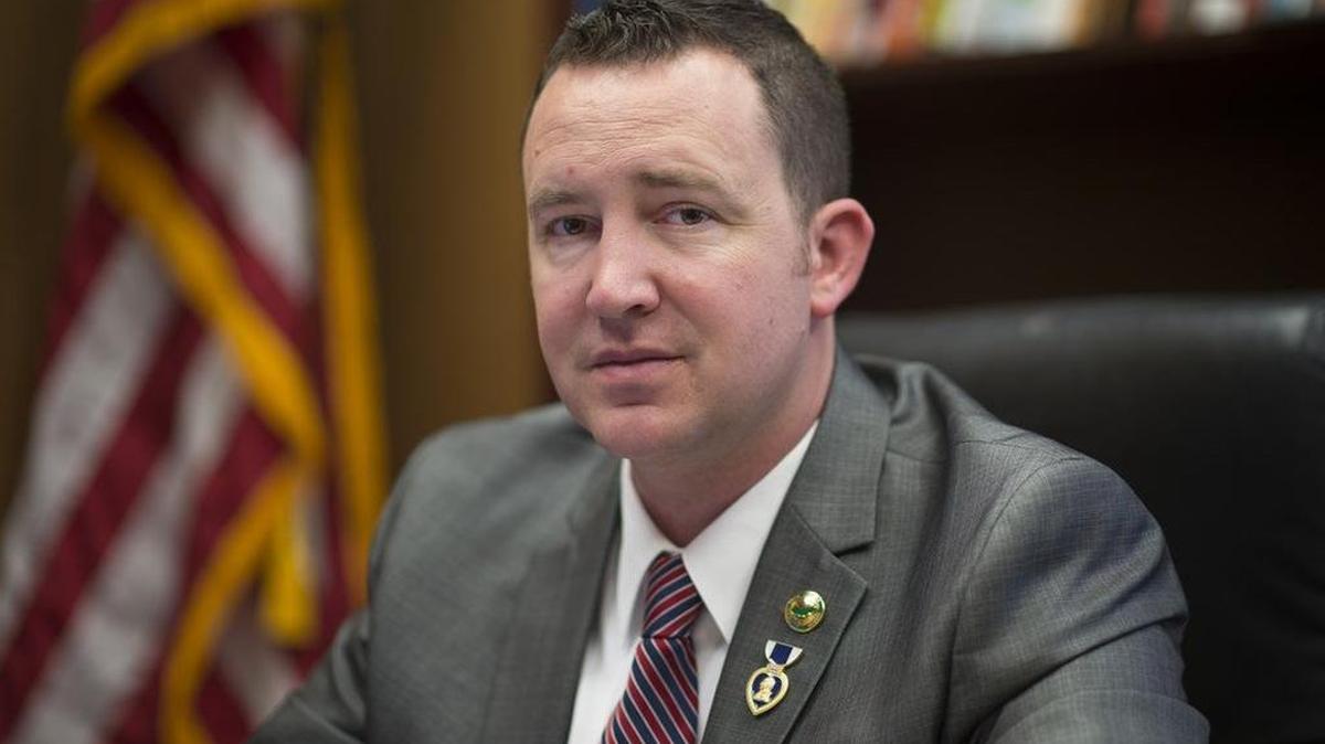 Assemblyman Devon Mathis, R-Visalia, in his Capitol office on March 18, 2015.