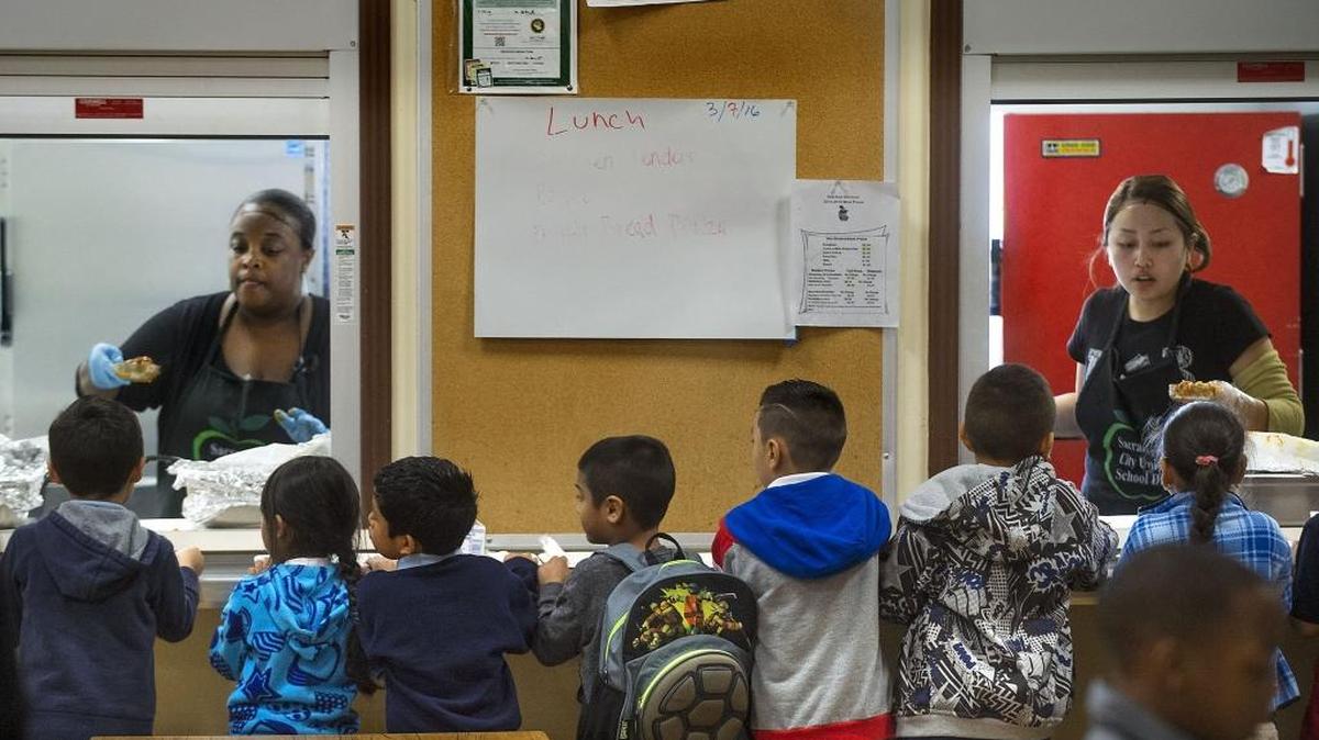 A lawmaker from Los Angeles is carrying a bill that would prevent schools from withholding lunches from students whose parents fall behind on dues.