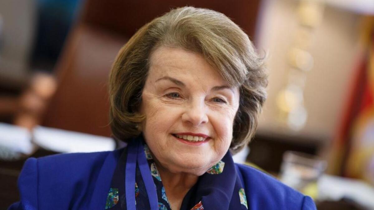 
Sen. Dianne Feinstein, D-Calif., is one of 22 women in California’s 55-member Congressional delegation.
