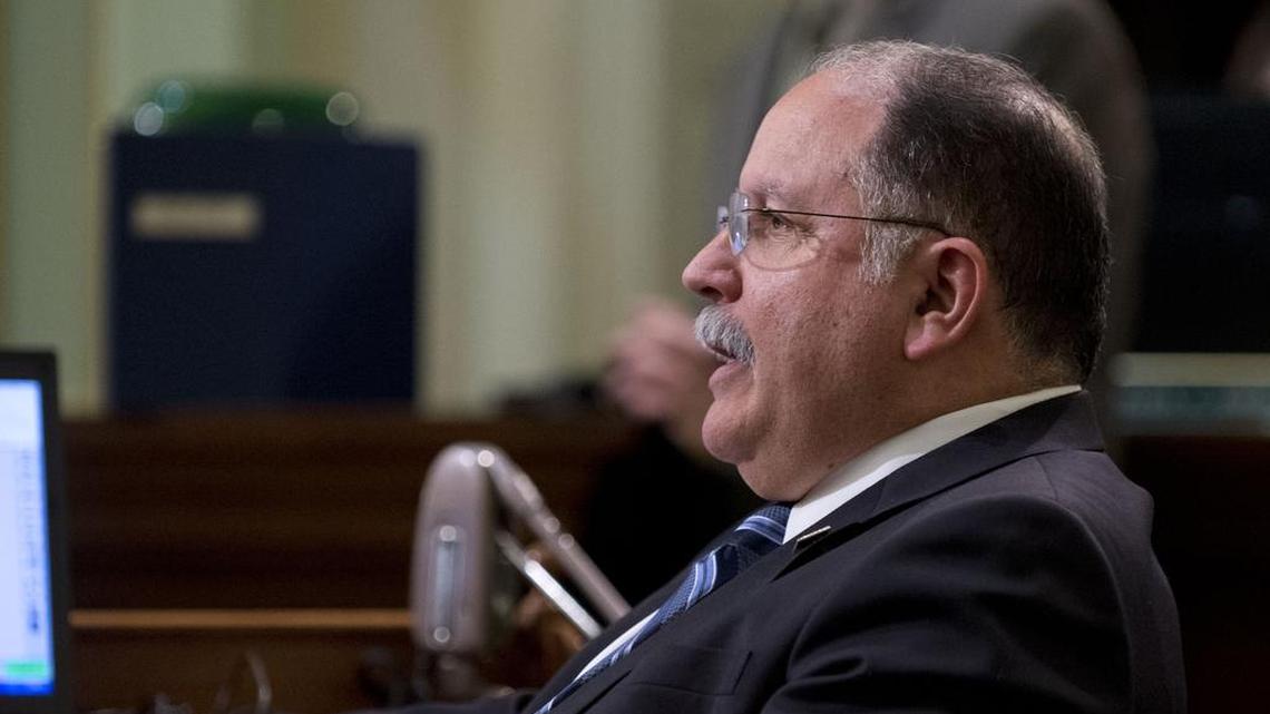 Assemblyman Jose Medina, D-Riverside during session in the Assembly chamber on March 11, 2013.