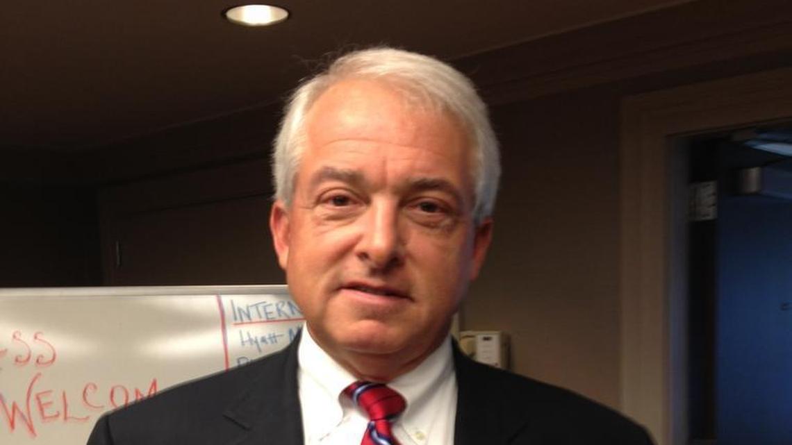 John H. Cox, a Republican businessman pushing a plan to elect lawmakers from precinct-level delegates, on March 5, 2013.