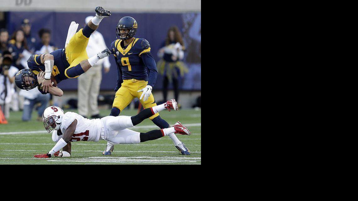 
Poor graduation rates among UC Berkeley’s football players prompted a push by Lt. Gov. Gavin Newsom to tie coach bonuses to academic performance.
