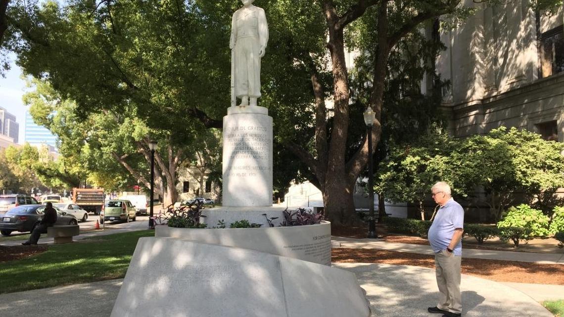 The refurbished El Soldado memorial includes a new plaza and expanded statute base with the names of Medal of Honor recipients.