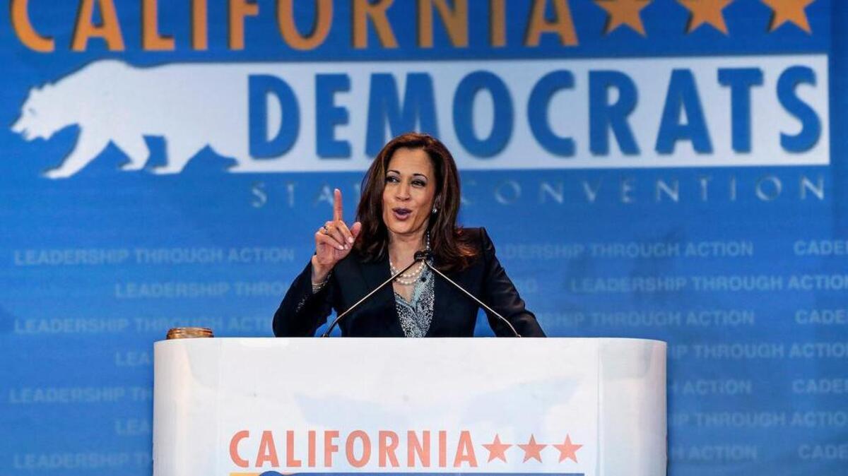 California Attorney General Kamala Harris has raised nearly $6 million for next year’s U.S. Senate race.