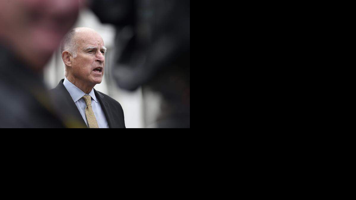 
Gov. Jerry Brown tore into Republicans in an interview aired Sunday on NBC’s “Meet the Press.” 
