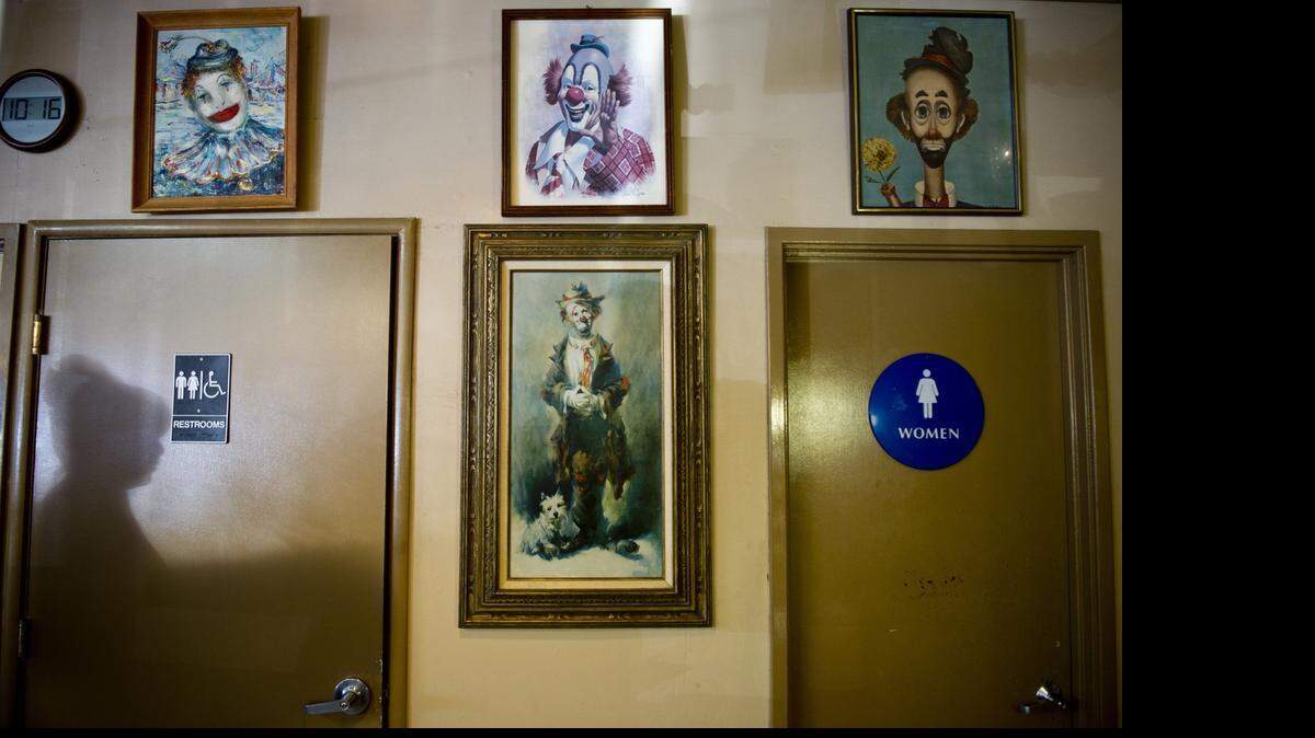 
The restrooms at Pancake Circus, a restaurant in Sacramento. Privacy For All wants to ensure people in government buildings use facilities in accordance with their biological sex. It also would shield businesses from lawsuits for requiring that patrons and employees use bathrooms in accordance with their sex.
