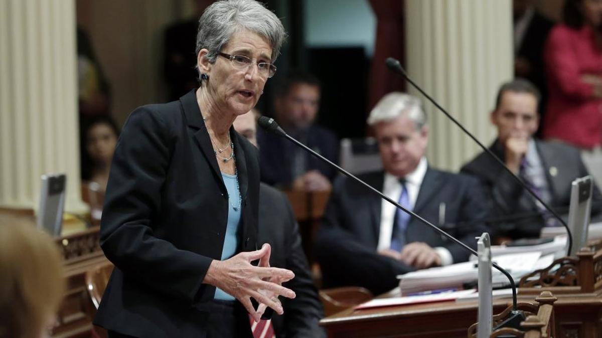
State Sen. Hannah-Beth Jackson, D-Santa Barbara, led the push for expanding unpaid family leave.
