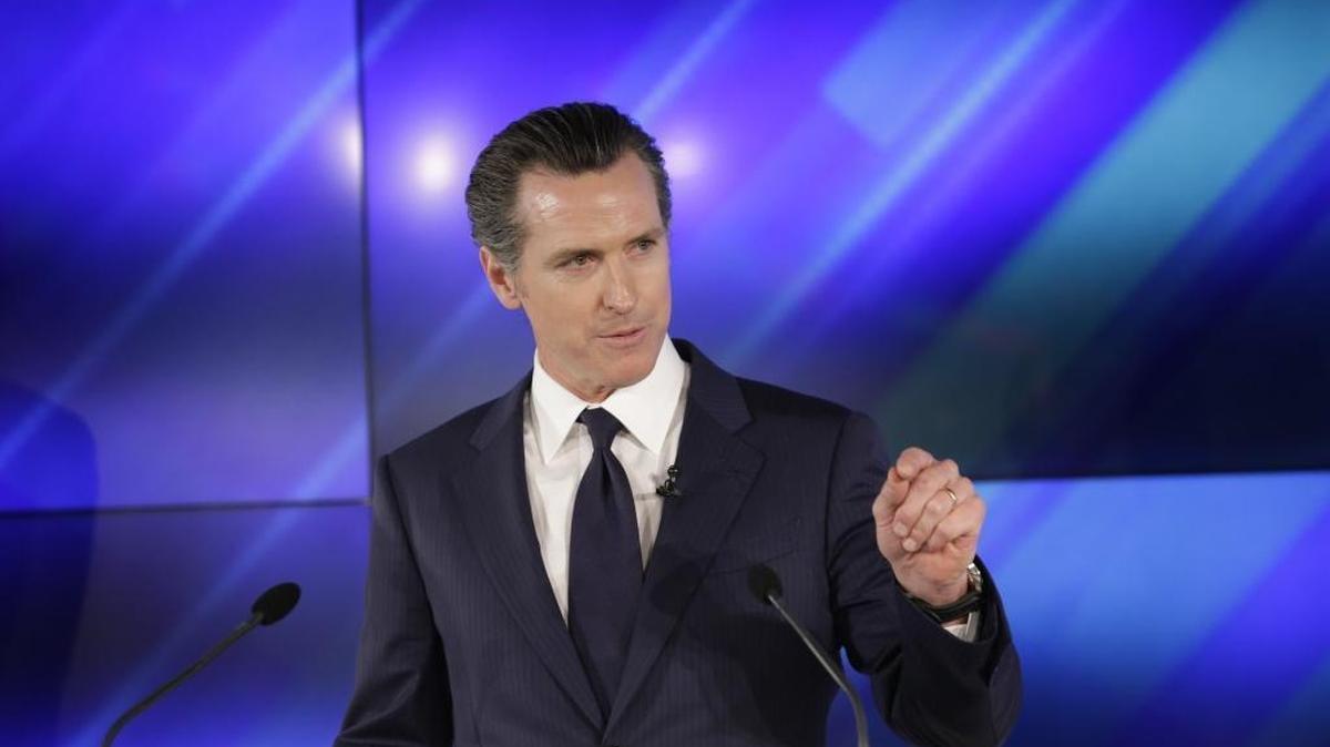 Lt. Gov. Gavin Newsom during the opening of the Nasdaq Entrepreneurial Center in San Francisco on Sept. 24, 2015.