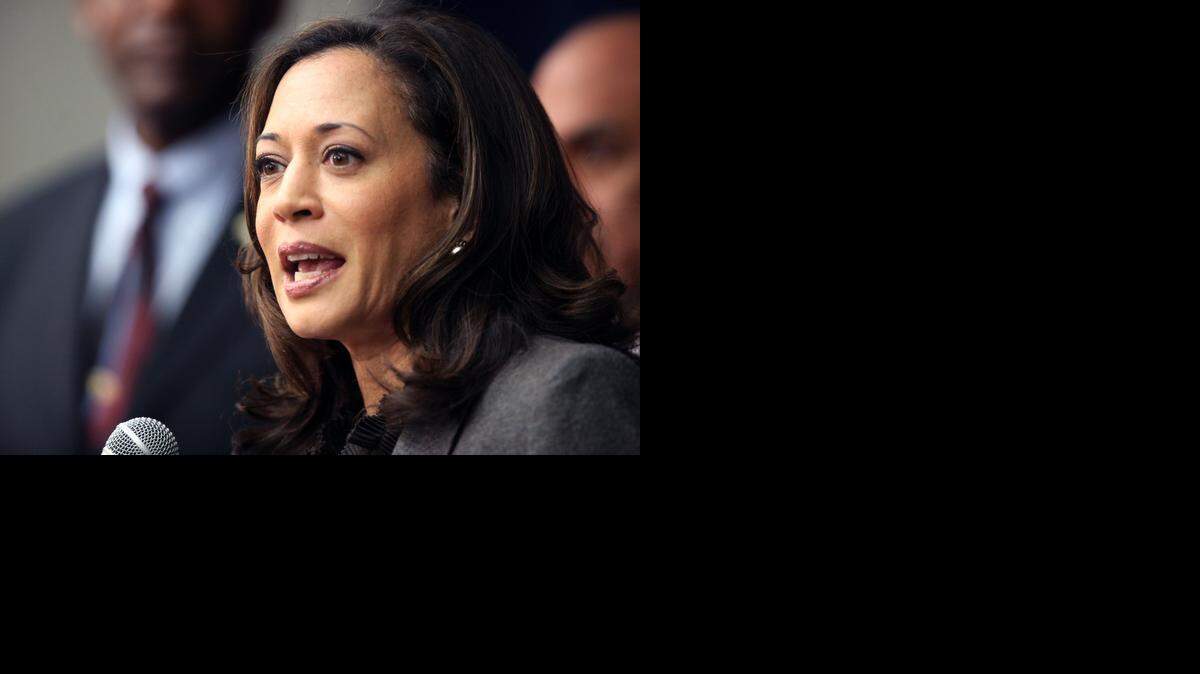 
California Attorney General Kamala Harris.
