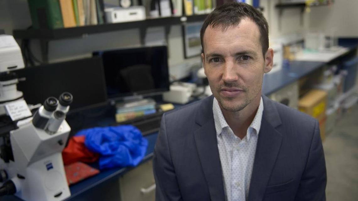Ben Houlton, Ph.D, Director of the John Muir Institute of the Environment in a Center for Watershed Sciences lab at UC Davis in Davis on Wednesday, Jan. 11, 2017. A Trump administration could set back California scientific research in three big ways: By curtailing federal research grants that recently have funded ground-level environmental plans, by nixing regulations favored by California agencies like the Air Resources Board and by making it more difficult for scientists to access climate data from NASA that they've relied on.