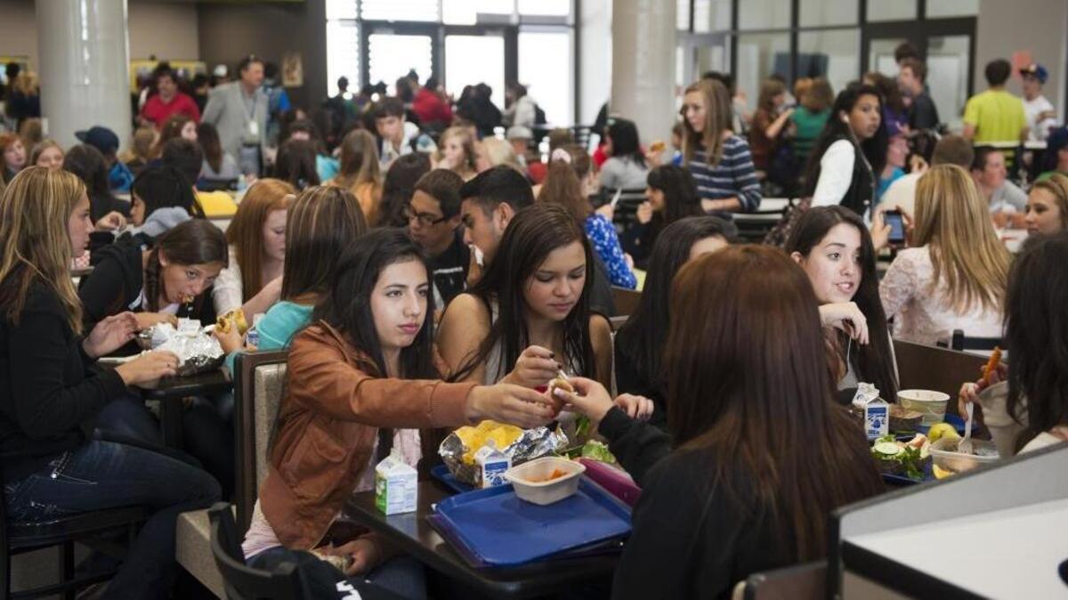In 2012, students at South Tahoe High School ate lunch in a new student union funded by voter-approved bonds and matching funds. The Brown administration and legislative leaders have been in talks to put a school bond measure on the June ballot.