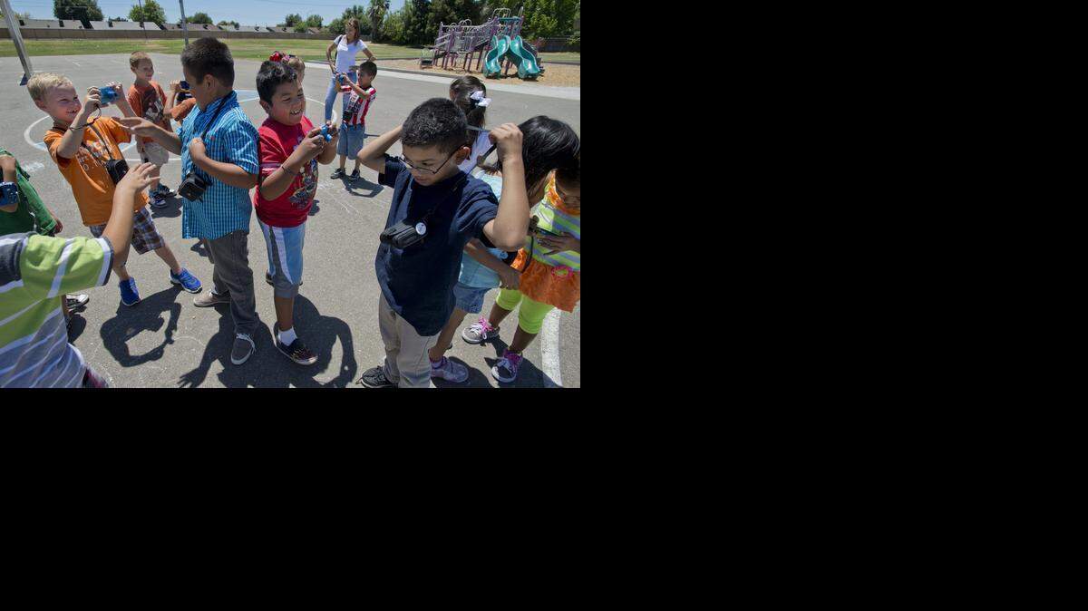
Students at Madison Elementary School on Tuesday July 1, 2014 in North Highlands, Calif. 
