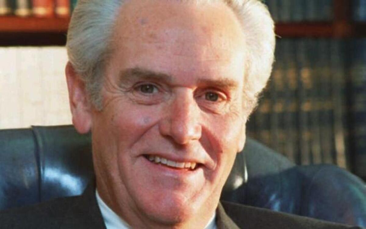State Supreme Court Justice Malcolm Lucas is shown in his office in San Francisco in this 1987 file photo.