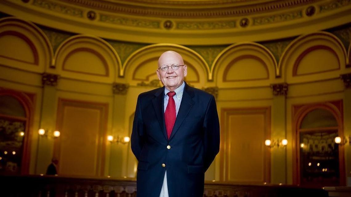 Greg Schmidt, inside the Capitol, Aug. 14, 2008.