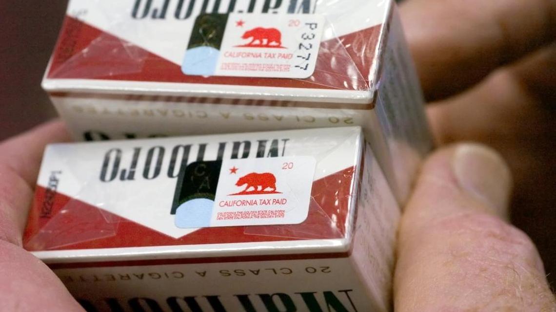 The state Board of Equalization collects a variety of taxes, including those on cigarettes, which must legally have the tax stamps shown on these packs. Battling black market sales of untaxed cigarettes is one of the board’s most important duties.