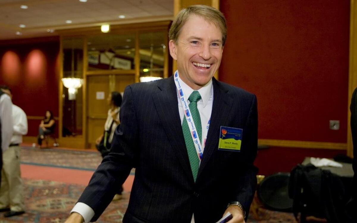 Former California Controller, Steve Westly attends the California delegation kickoff breakfast in Denver on Sunday, August 24, 2008.