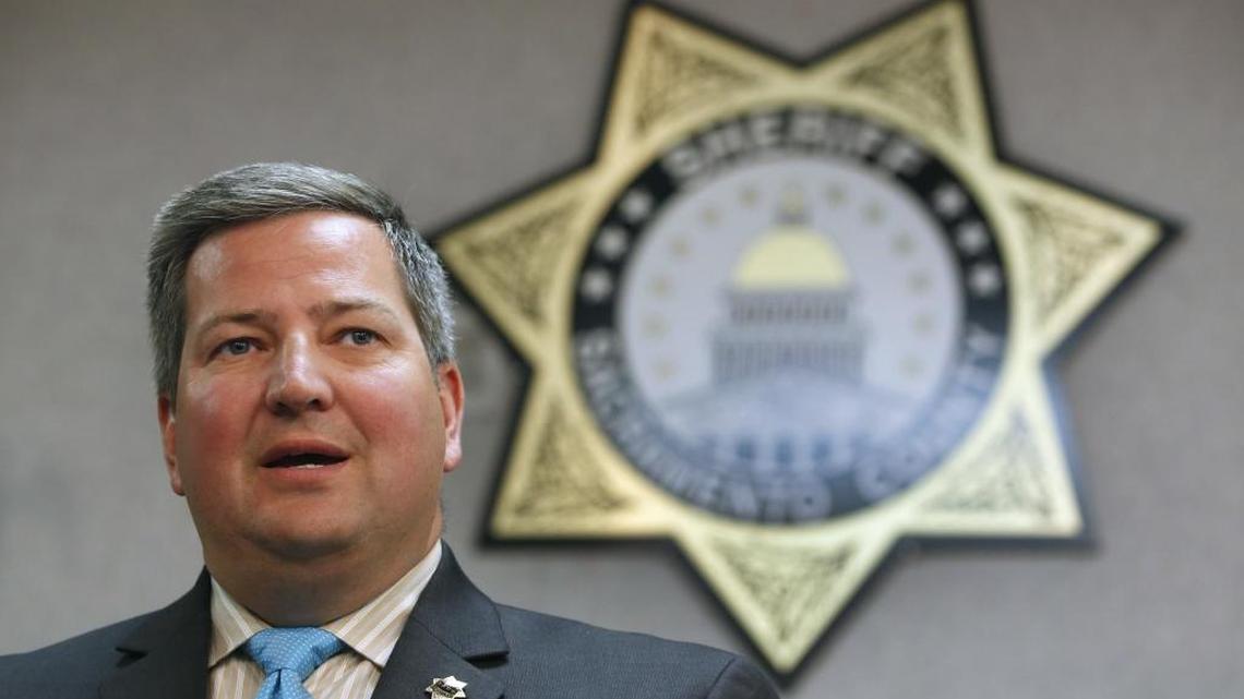 Sacramento County Sheriff Scott Jones discusses an investigation in June.