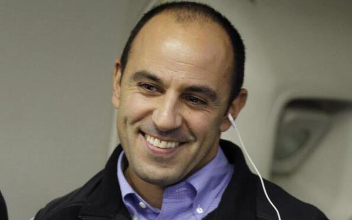 Jimmy Panetta, top, seen in 2011, hopes to win the congressional seat once held by his father, Leon Panetta, foreground.