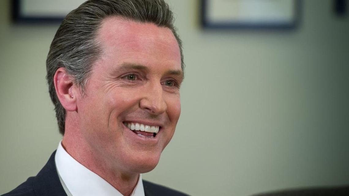 Lt. Gov. Gavin Newsom speaks to The Sacramento Bee editorial board on Feb. 2, 2016.