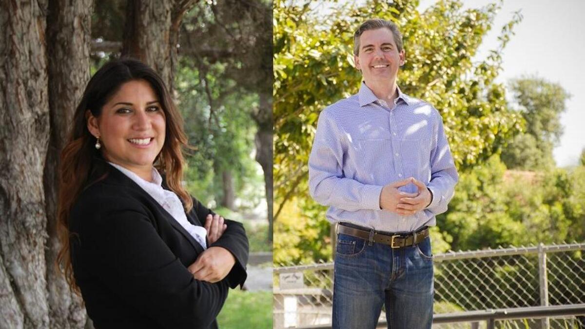 40th Assembly District candidates Abigail Medina and Marc Steinorth