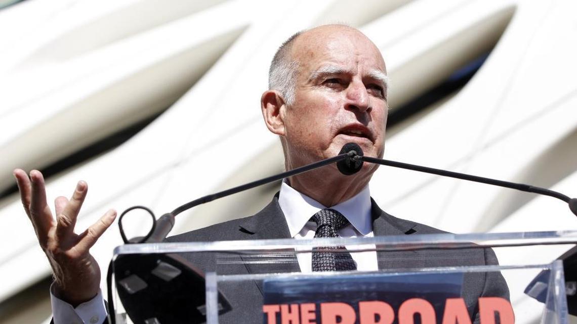 
Gov. Jerry Brown signed legislation Saturday requiring law enforcement officials to gather and report detailed information about the stops they make but vetoed a slate of other crime-related bills.
