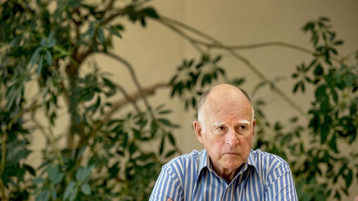 Gov. Jerry Brown in his office at the State Capitol in Sacramento, Calif., on Wednesday, June 30, 2016.