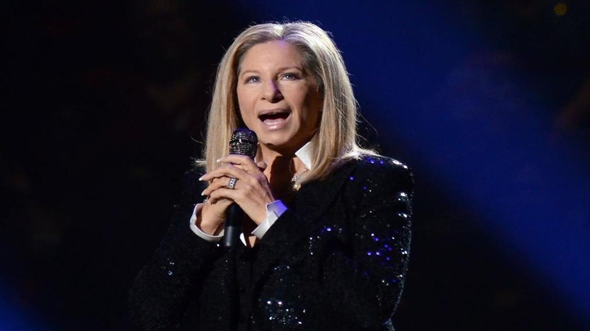 Singer Barbra Streisand performs at the Barclays Center in the Brooklyn on Oct. 11, 2012.