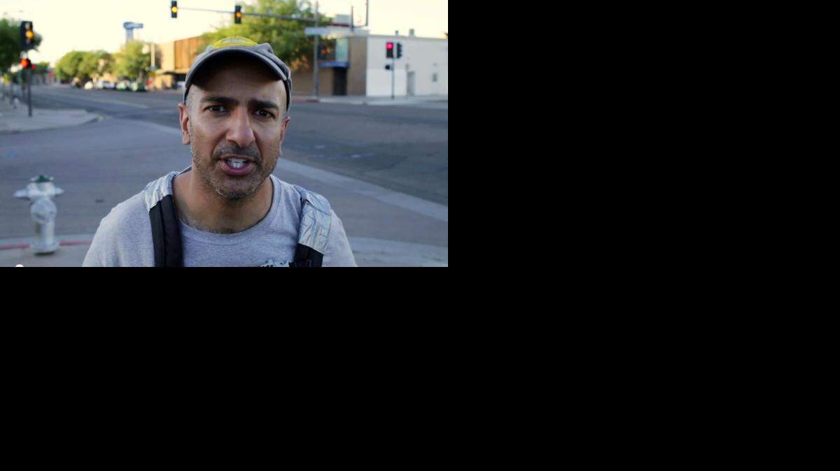 
In this still frame from video provided by the Kasakari For Governor campaign, Neel Kashkari, the Republican candidate for California governor, speaks to the camera during a week he posed as a homeless and unemployed person on the streets of Fresno.

