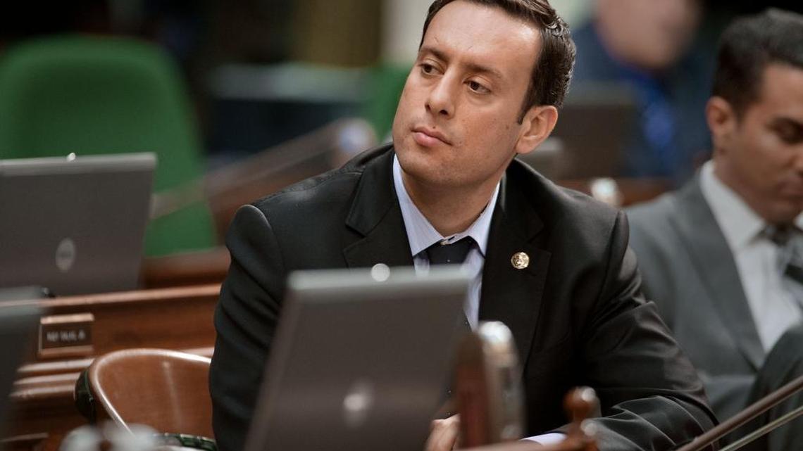 Assemblyman Roger Hernández at the California State Capitol in Sacramento on Thursday, January 10, 2013.