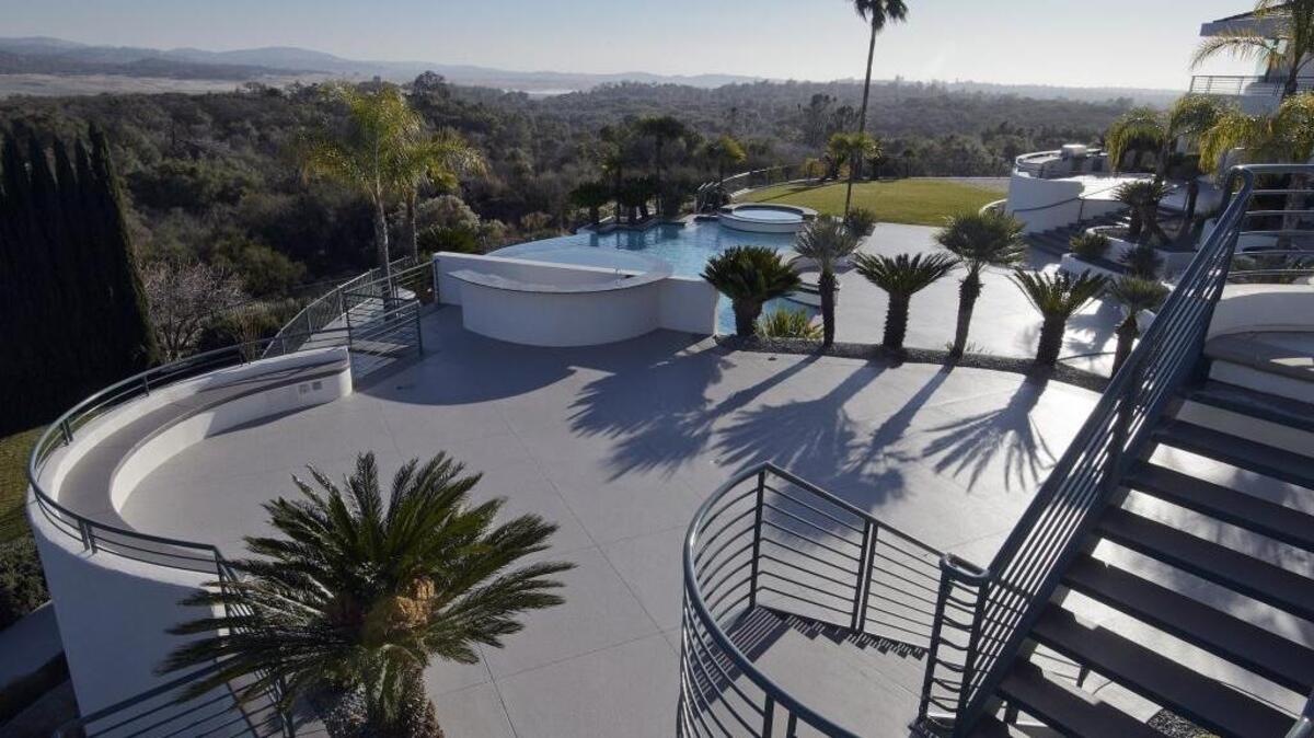 The backyard of comedian Eddie Murphy’s former home in Granite Bay overlooks Folsom Lake. The house was placed on the market in 2014 for $12 million. Luxury homes in Granite Bay are one reason why Placer County recorded the state’s highest gain in taxable property values for the 2015-16 fiscal year.