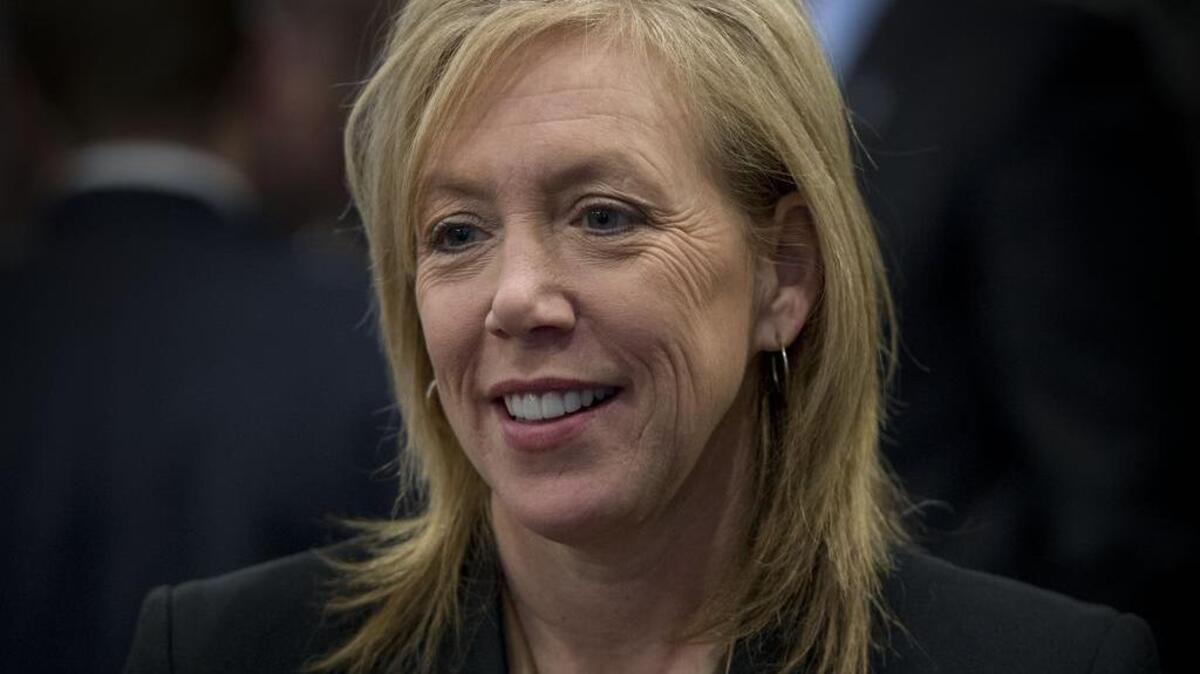 Sacramento County District Attorney Anne Marie Schubert in January 2015. She is a plaintiff in a new lawsuit challenging a ballot measure proposed by Gov. Jerry Brown.