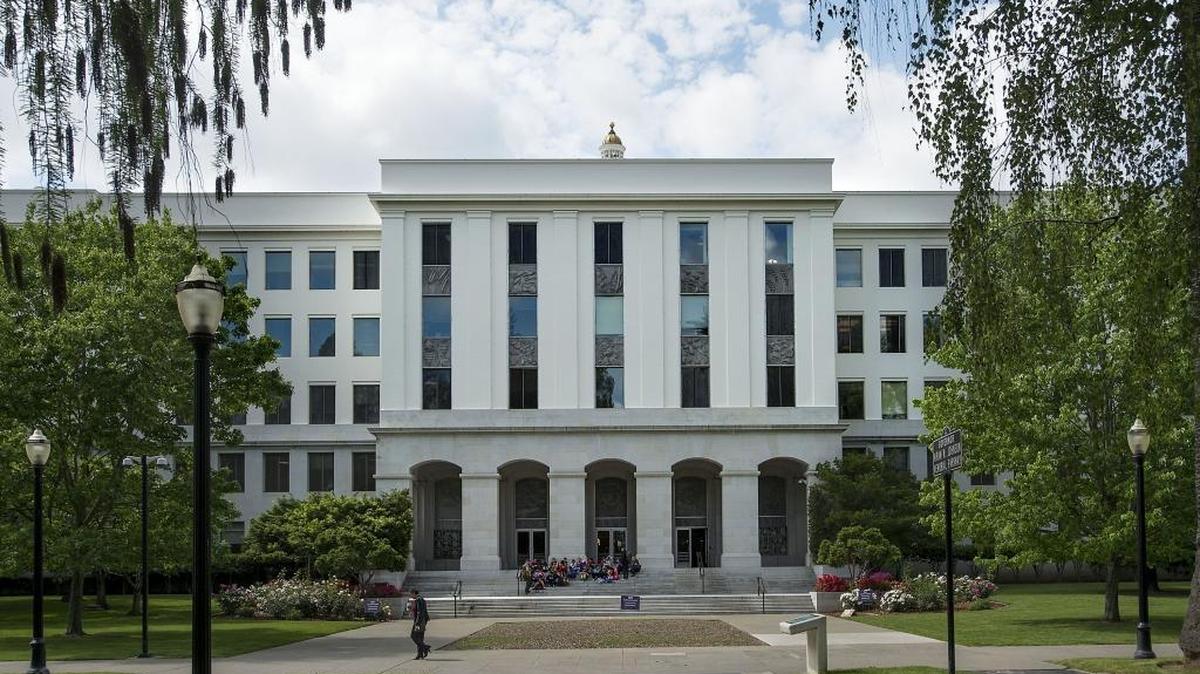 Lawmakers moved out of the decades-old Capitol Annex so that it can be renovated, but a new court ruling could cause delays.