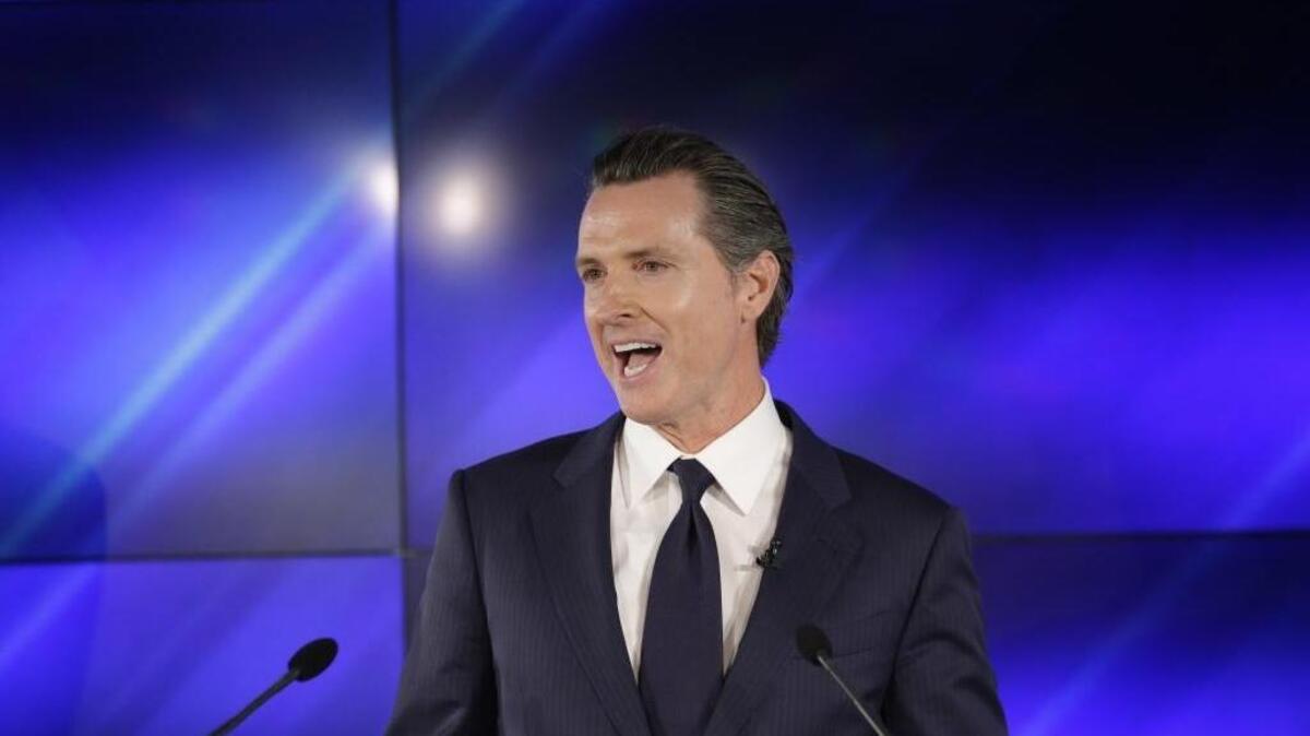 Lt. Gov. Gavin Newsom during the opening of the Nasdaq Entrepeneurial Center on Sept. 24, 2015, in San Francisco.