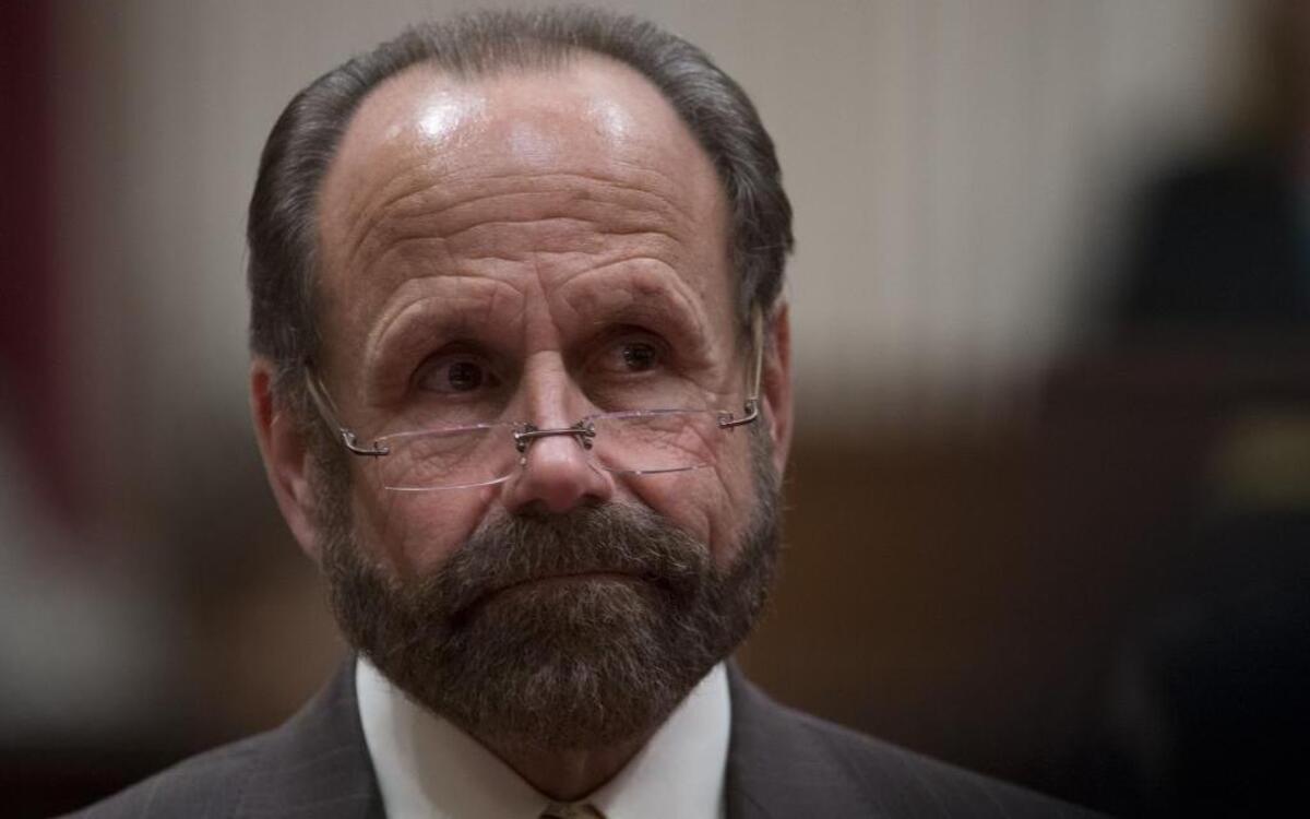 Sen. Jerry Hill, D-San Mateo, during session in the Senate chamber on Monday, March 11, 2013.