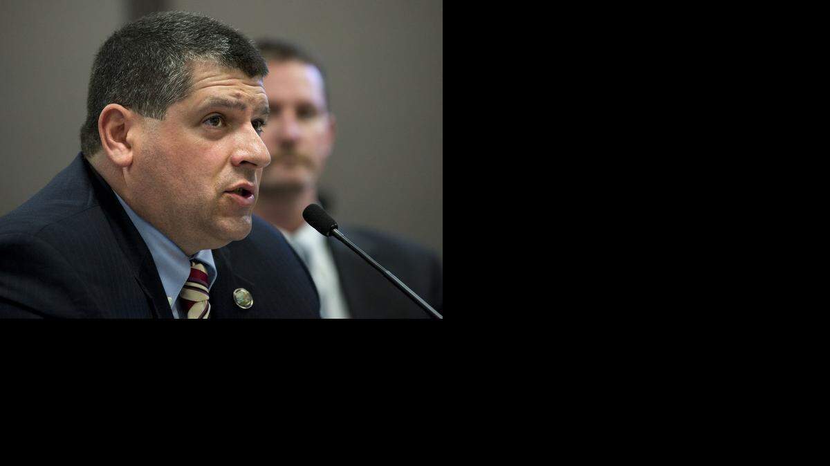 
Gary Winuk speaks in front of the Fair Political Practices Commission in September 2013.
