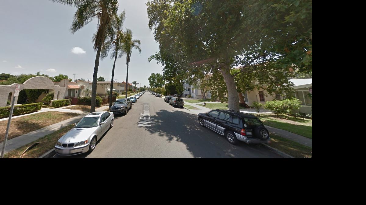 
North Edinburgh Avenue in Los Angeles, where Bulldog Partners LLC reportedly wants to replace eight rent-controlled apartments with for-sale homes.
