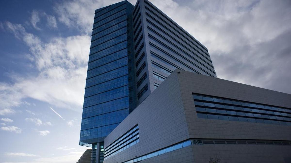 The California State Teachers’ Retirement System building in West Sacramento.