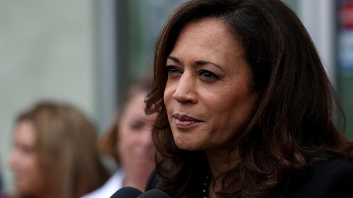 Sen. Kamala Harris (D-Calif.) on Feb. 21, 2017 in Los Angeles, Calif.