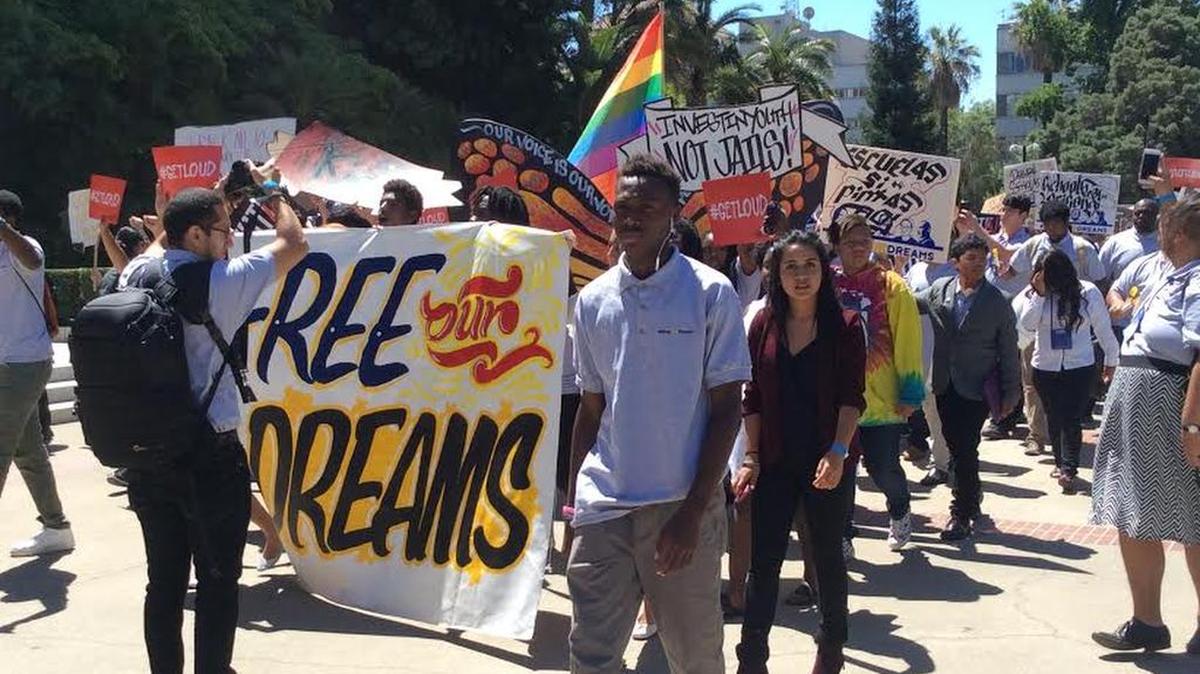 Hundreds of teens gathered at the Capitol Monday to urge lawmakers to help improve their communities.