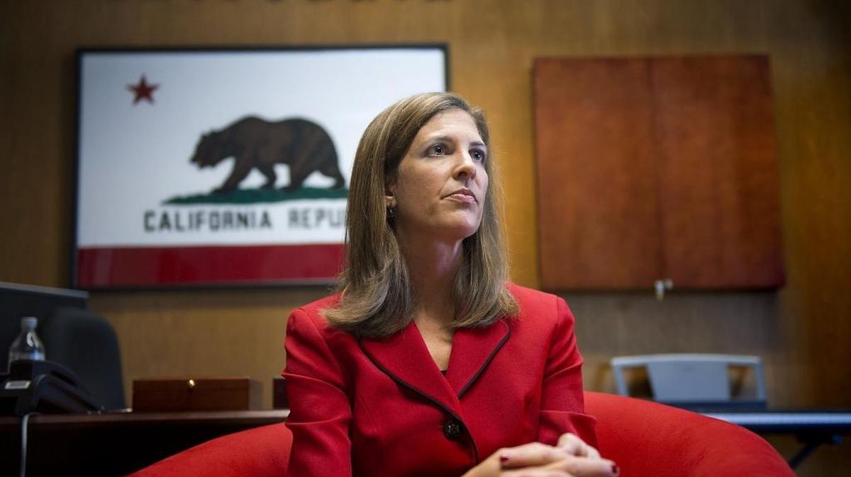 Former Assemblywoman Kristin Olsen, R-Modesto, in her office at the Capitol in Sacramento on Tuesday, December 2, 2014.