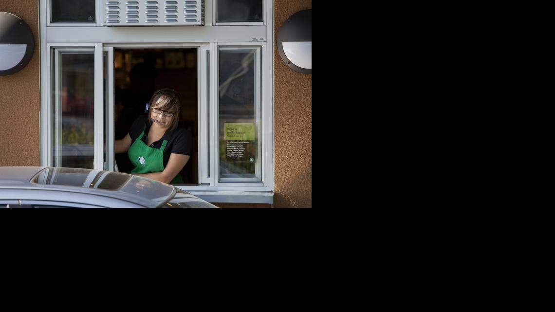 
Employees at retail and food service businesses like Starbucks would get two-weeks’ scheduling notice under AB 357.
